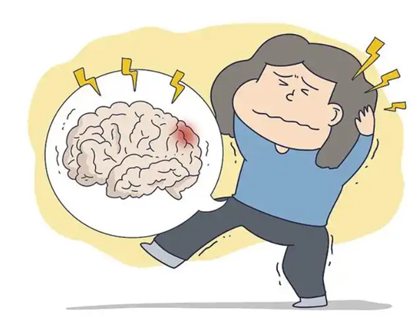 脑中风示意图
